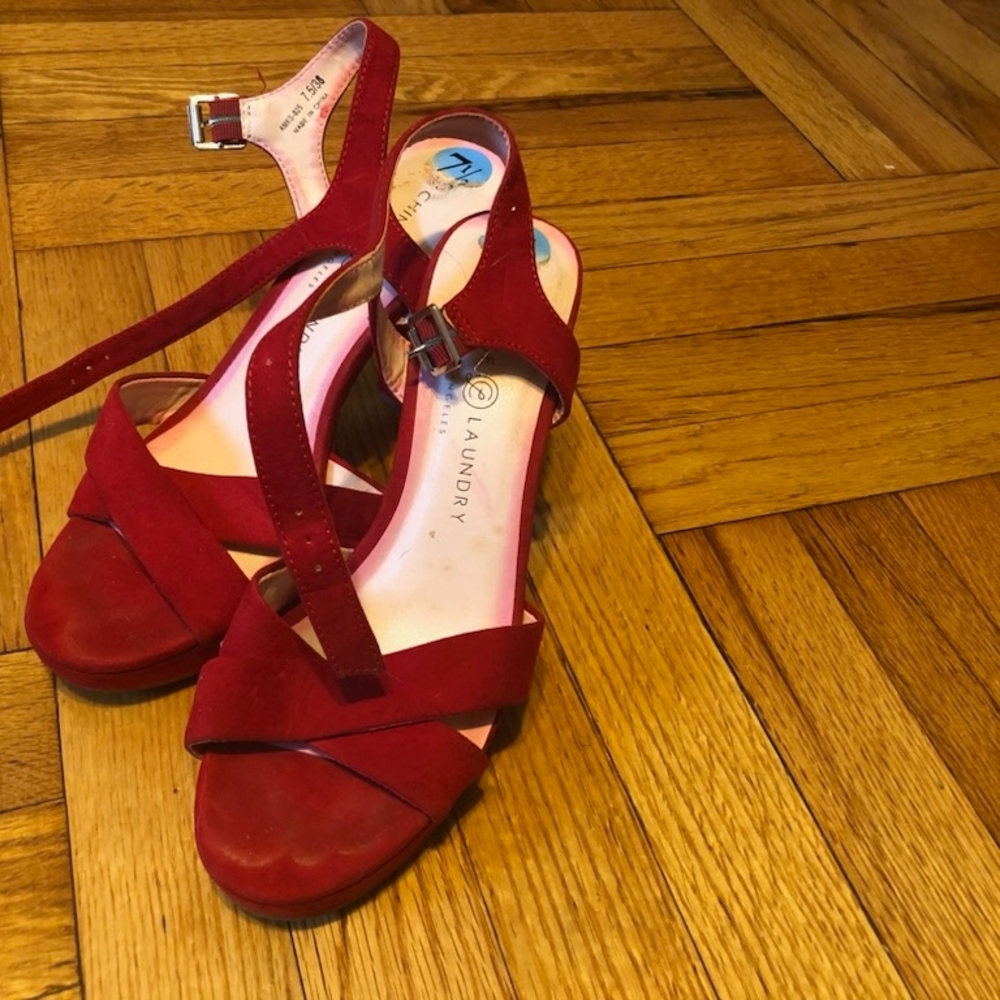 Chinese Laundry Red Women's Sandals
